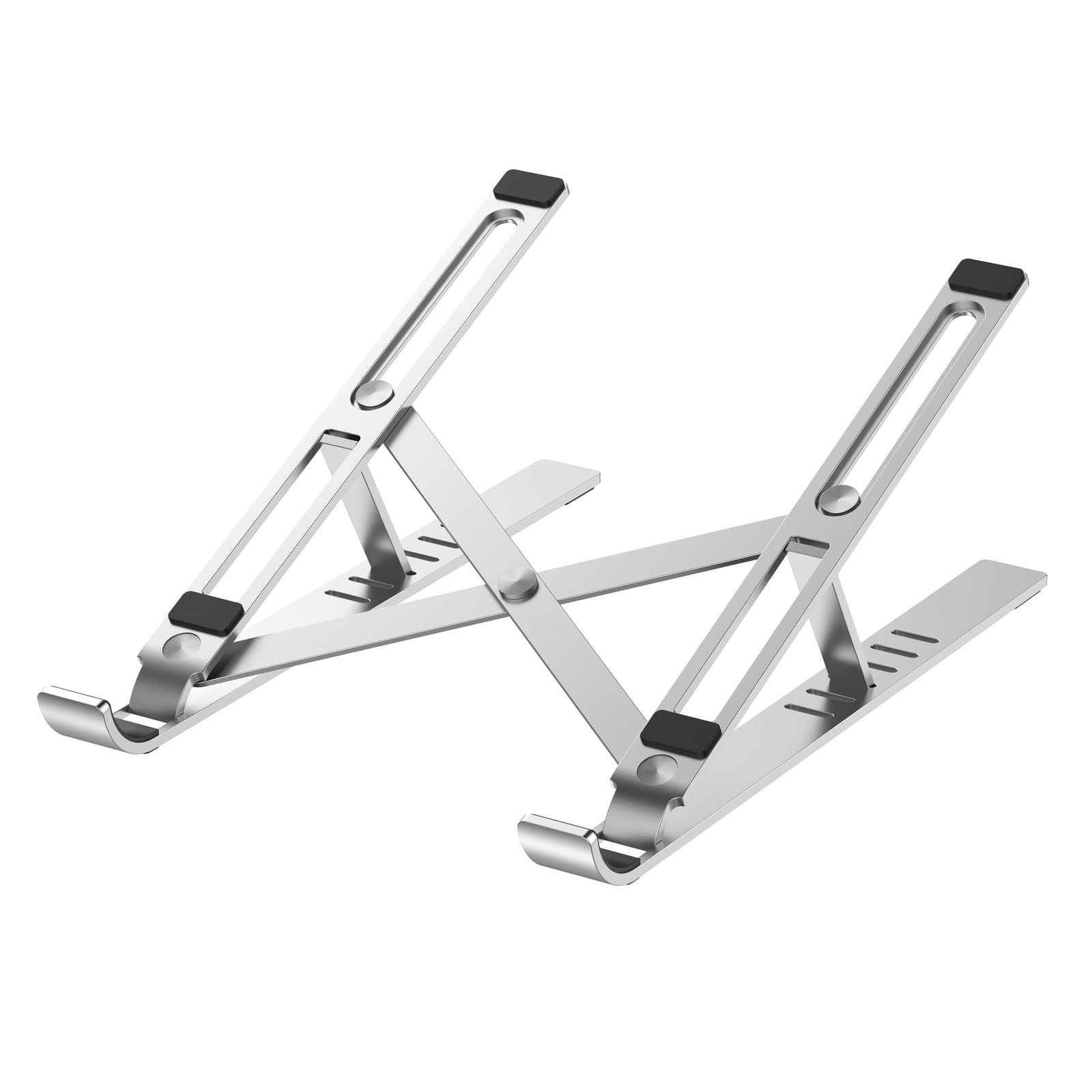 CHOETECH H045-SL Aluminum Foldable Laptop Stand showcasing its sleek design and adjustable features.